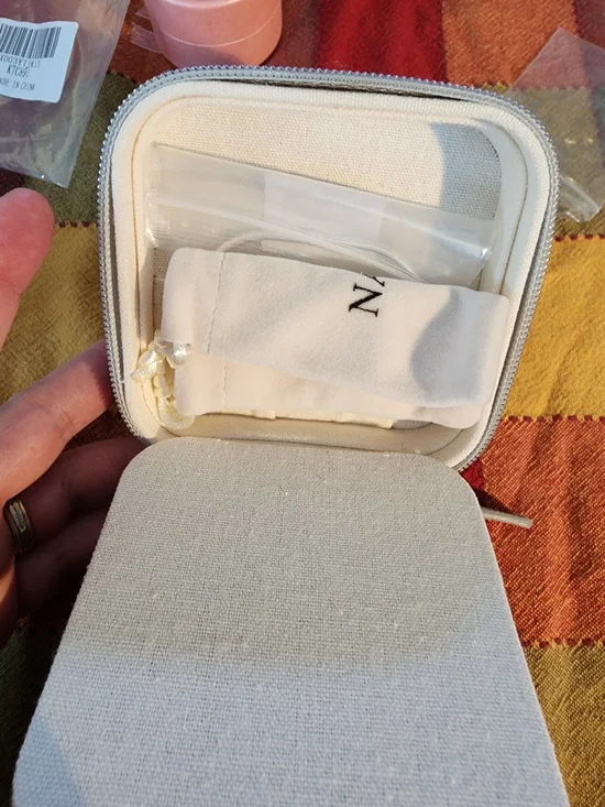 Pandora Silver Bracelet NEW, 2 Charms &  Jewelry Travel Case - Picture 14 of 16